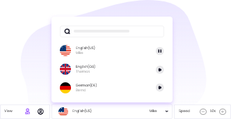 Vidnoz AI 텍스트 음성 변환