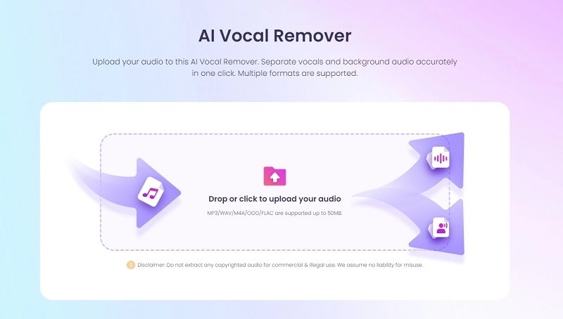AI Vocal Remover