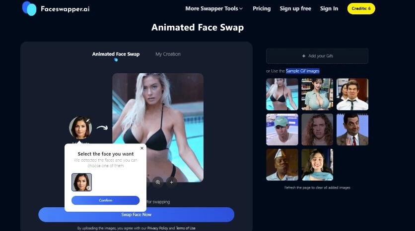 Face Swapper AI - 원본 사진